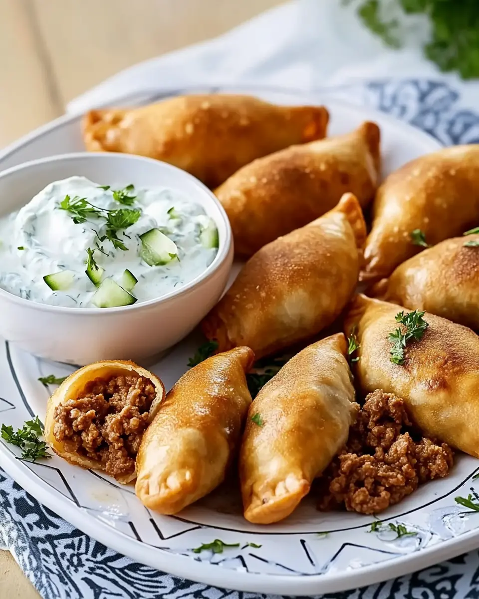 Piroggen mit Hackfüllung mit Gurken: Irresistibly Savory Goodness