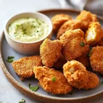 Vegane Chicken Nuggets (panierte Austernpilze) First Image First Image