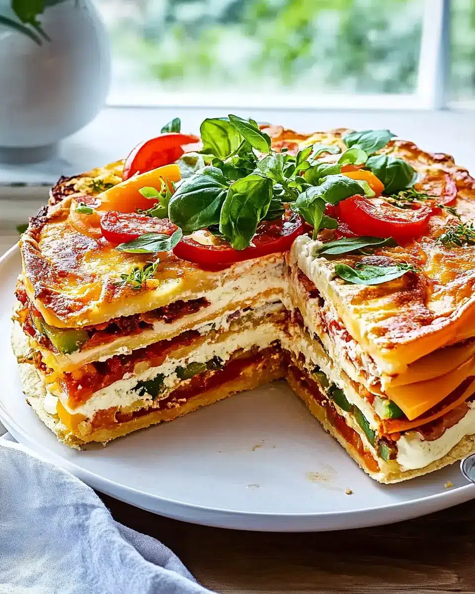 Tortilla-Torte mit Käsekruste: Indulgent Comfort in Every Bite