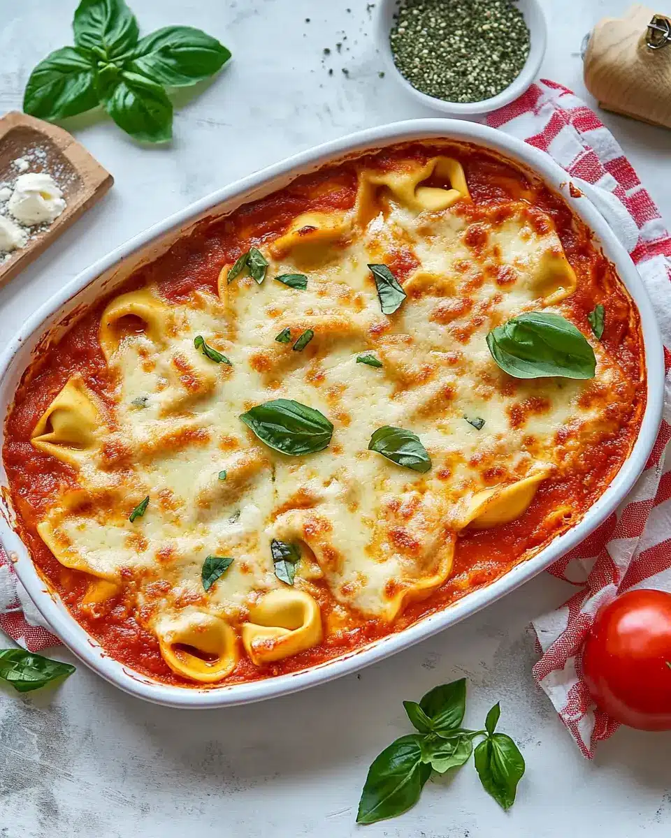 Tortellini al Forno nach italienischem: Irresistibly Cheesy Bliss