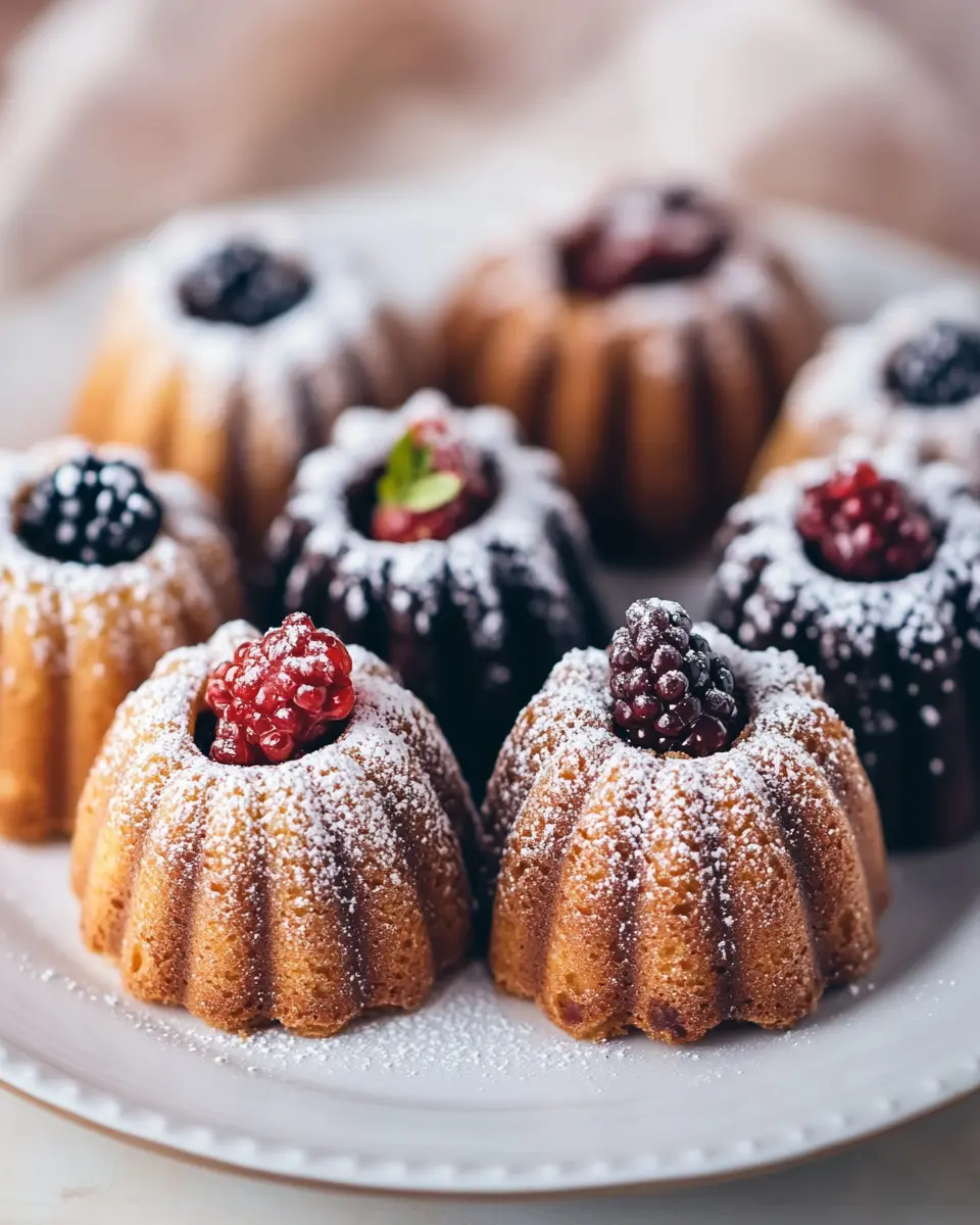 Gugelhupf-Minis: Irresistibly Moist Bites of Bliss