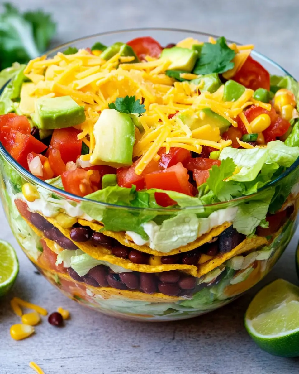 Taco-Salat für die Party: Der beste köstliche Hit!