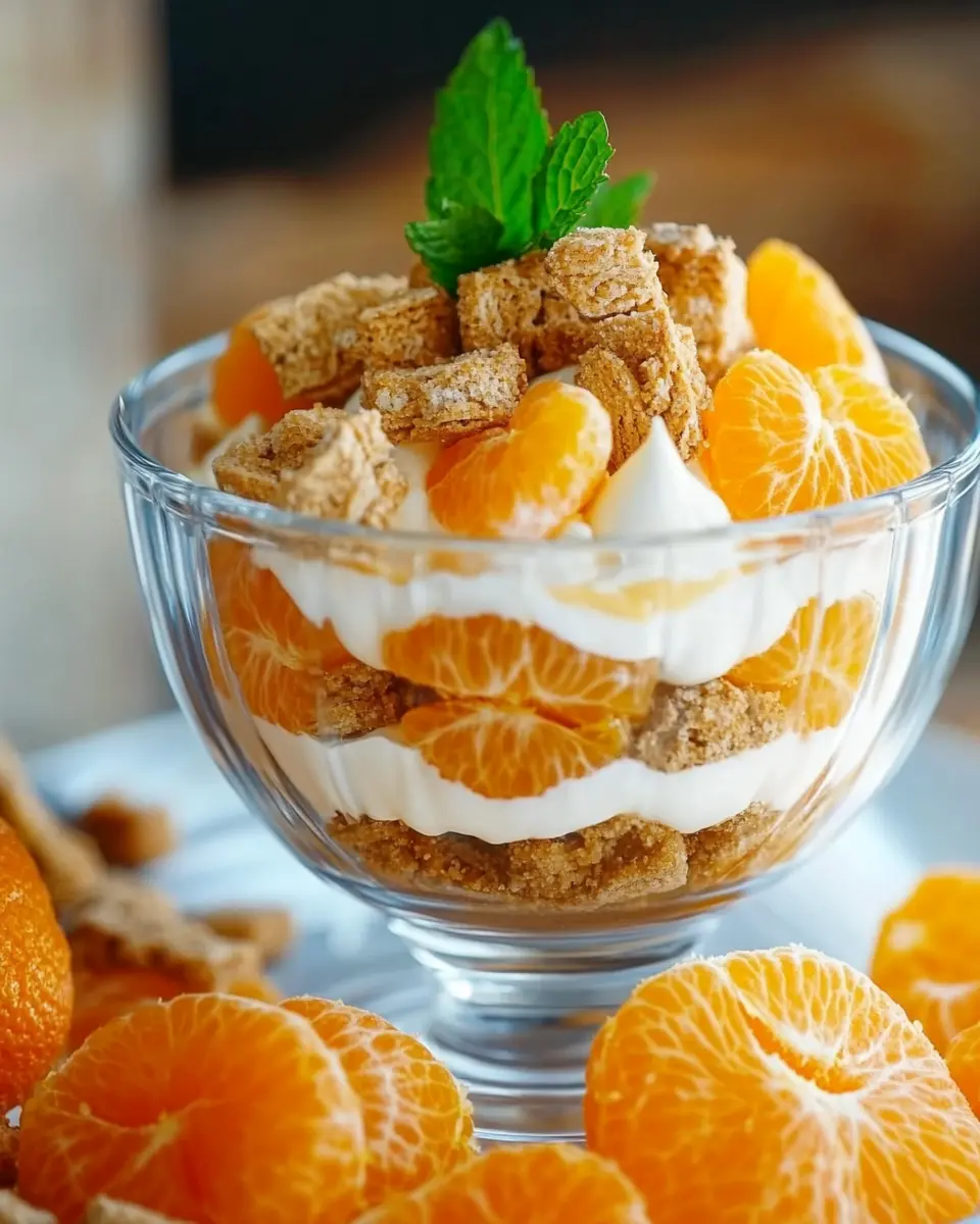 Mandarinen-Spekulatius-Dessert: Schnell geschichtet, mega im Geschmack! First Image First Image