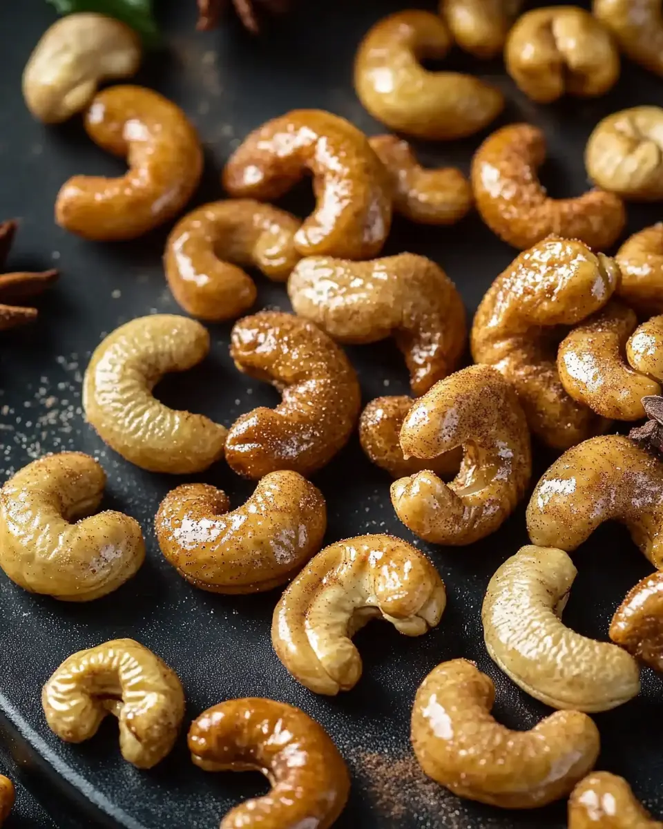 Honiggeröstete Cashewnüsse mit Weihnachtsgewürzen: Irresistibly Festive!