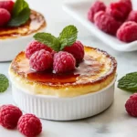 Crème Brûlée mit Himbeeren First Image First Image