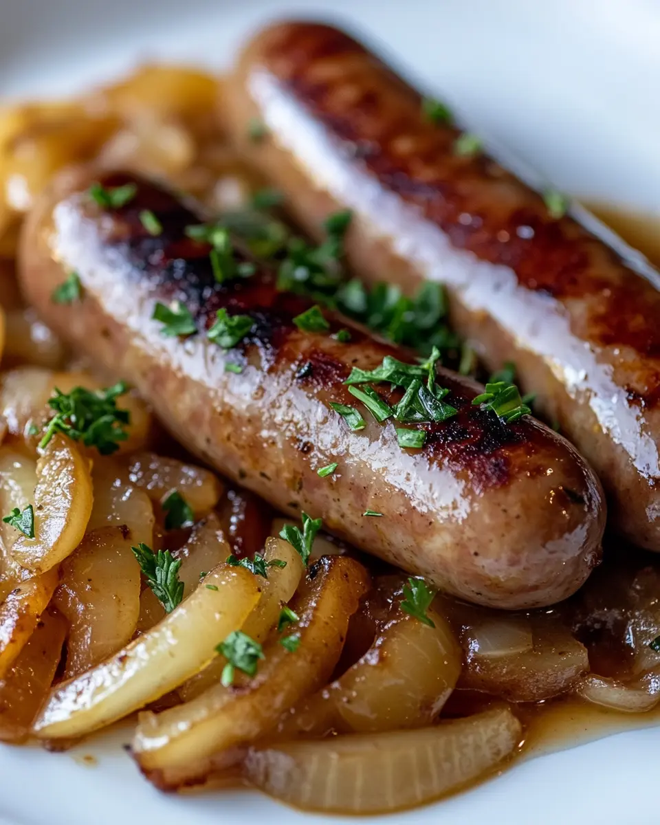 Bratwurst mit Apfel-Zwiebel-Pfanne: The Best Cozy Comfort Dish