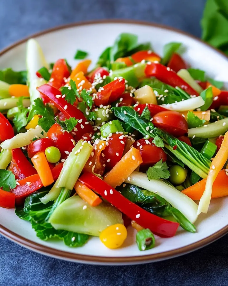 Pak Choi Salat: A Refreshing Twist for Easy Weeknight Meals