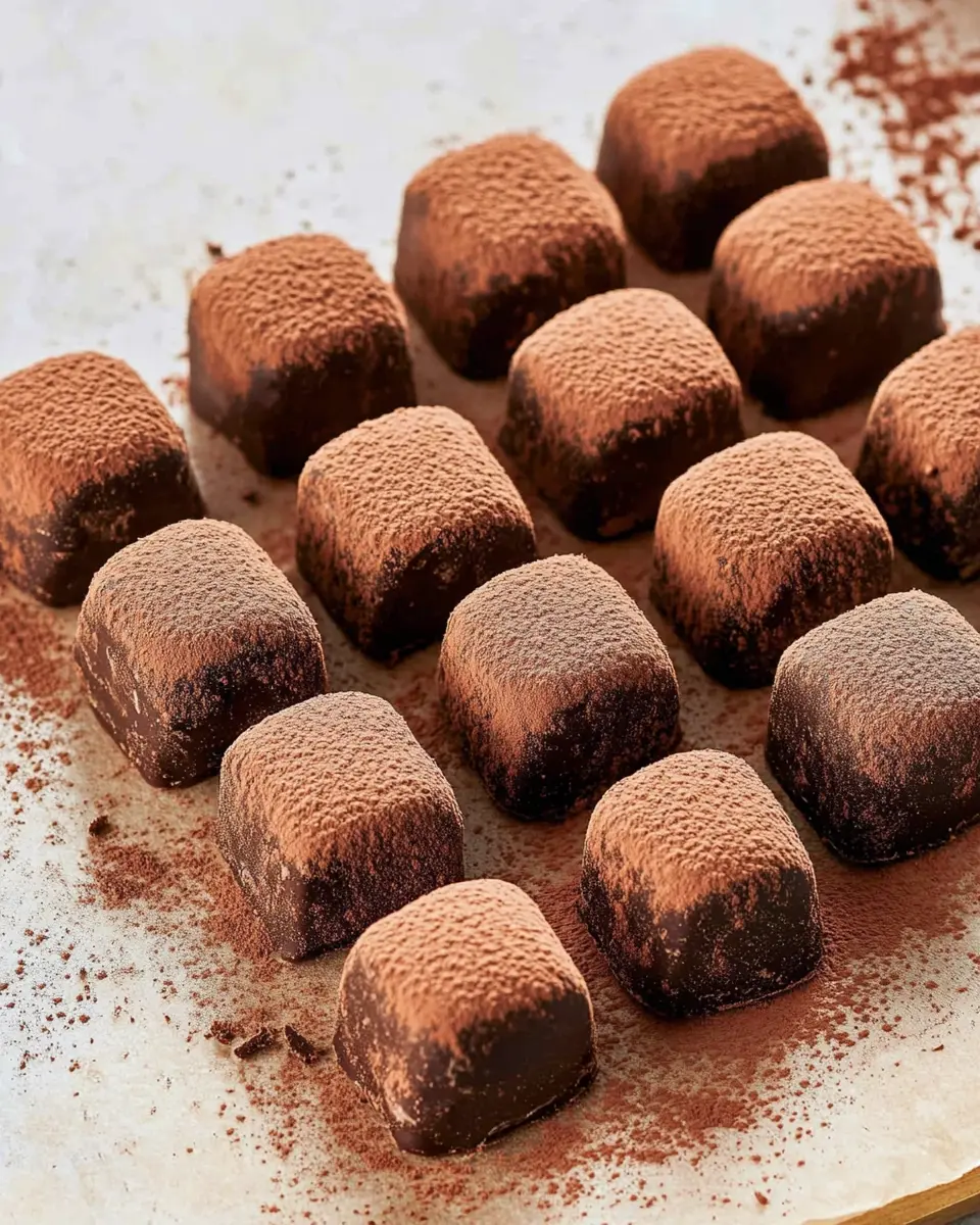 Schoko-Trüffel vegane Pralinen: Irresistibly Creamy Treats