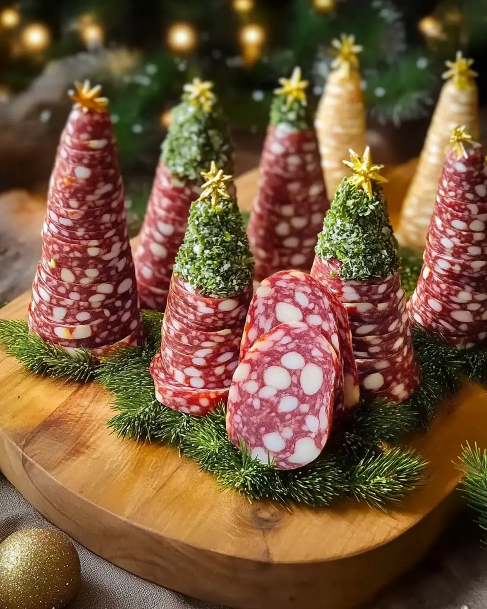 Festliche Salami-Weihnachtsbäume: Easy, Delicious Holiday Treats