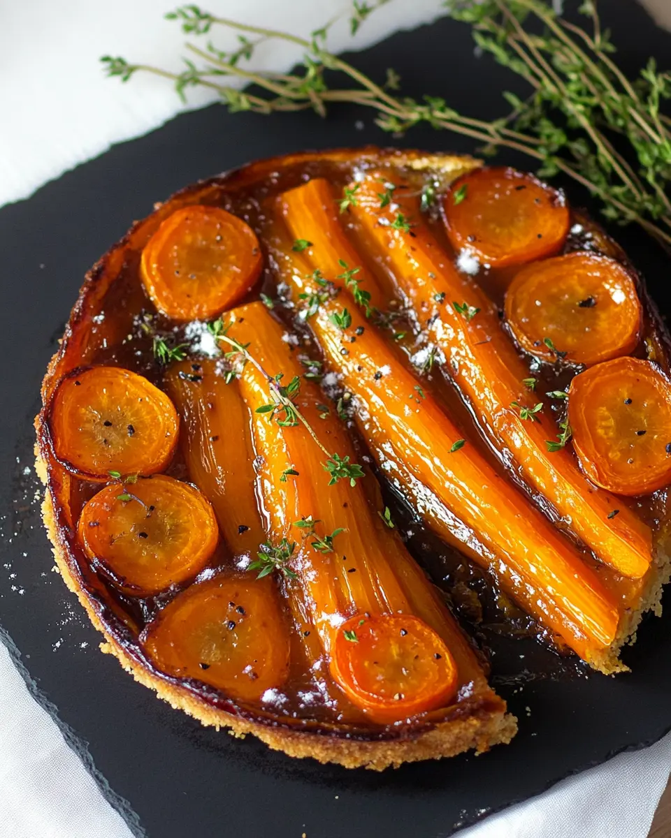 Tarte Tatin mit Möhren: Irresistibly Sweet & Savory Delight