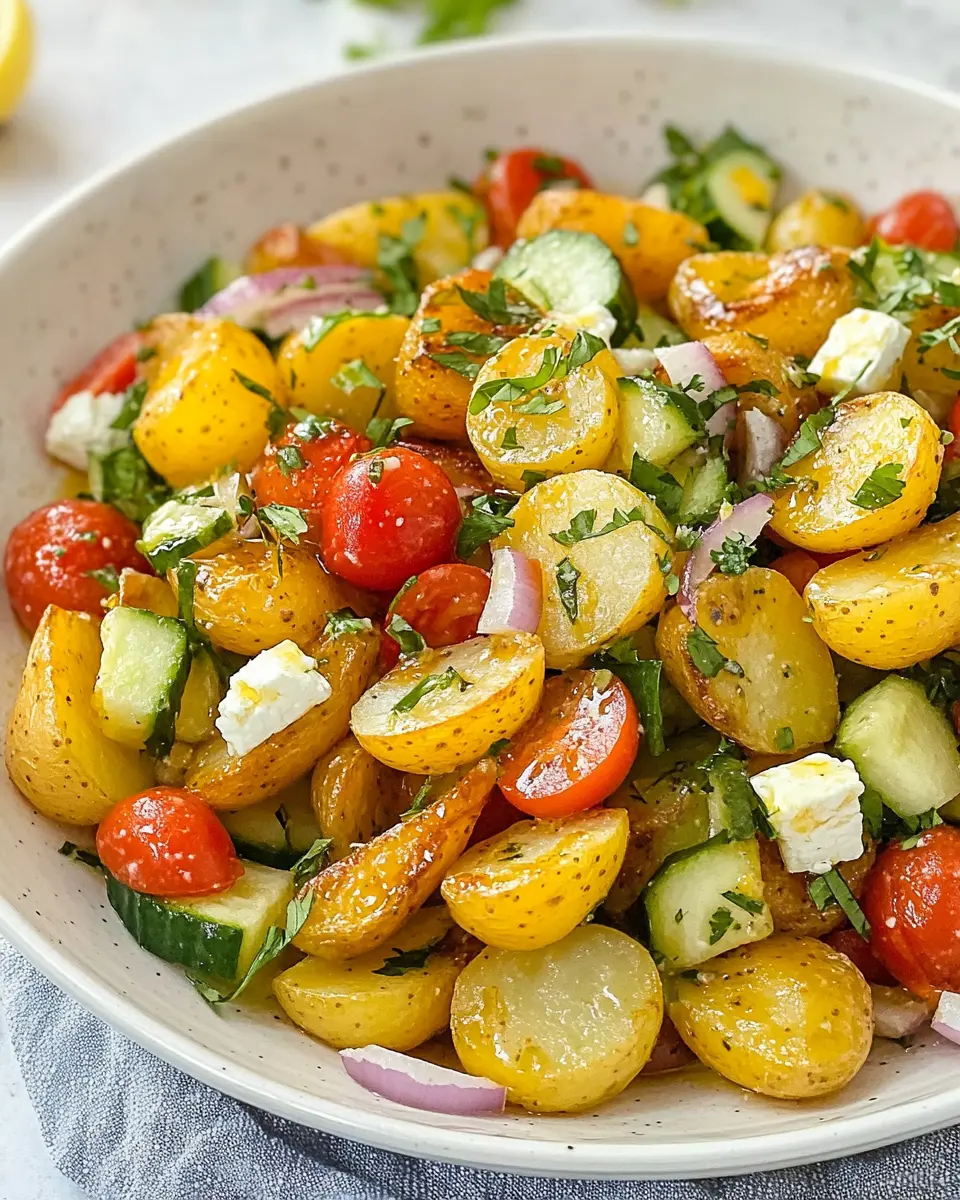 Griechischer Ofenkartoffelsalat mit Honig: Irresistibly Sweet Delight