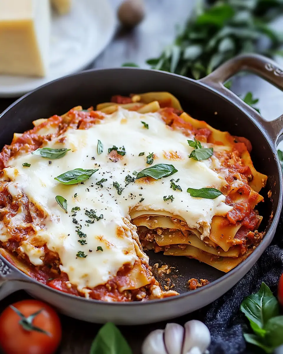 Schnelle Pfannen Lasagne: Easy Trick-Béchamel Delight!