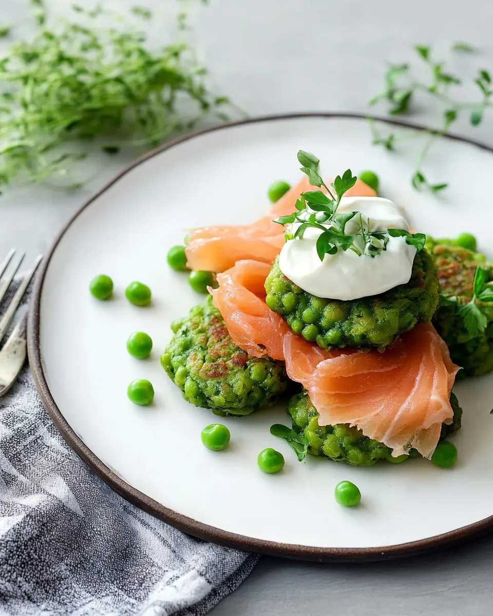 Erbsen Bratlinge mit Räucherlachs: The Best Homemade Delight