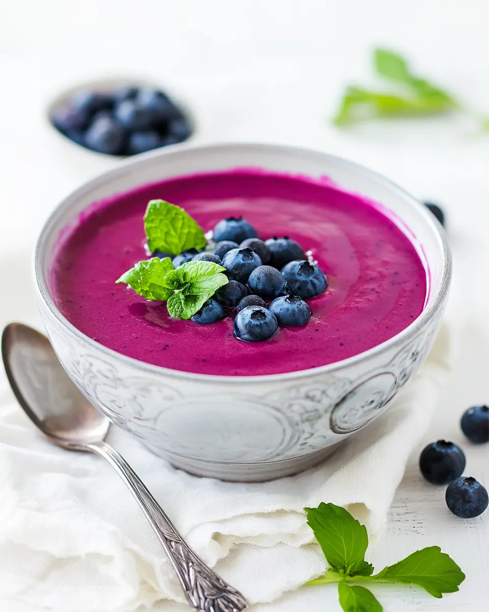 Schwedische Blaubeersuppe: Indulgent Berry Bliss Awaits