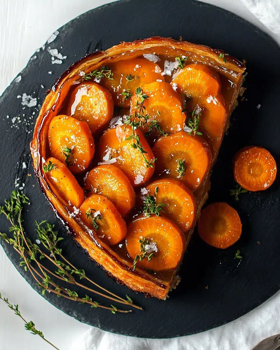 Tarte Tatin mit Möhren: Irresistibly Sweet & Savory Delight