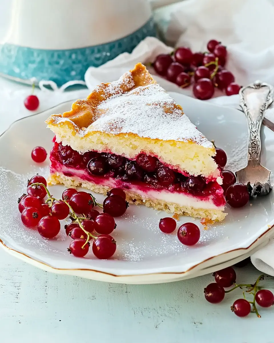 Gedeckter Johannisbeerkuchen: Irresistibly Juicy & Crisp Delight