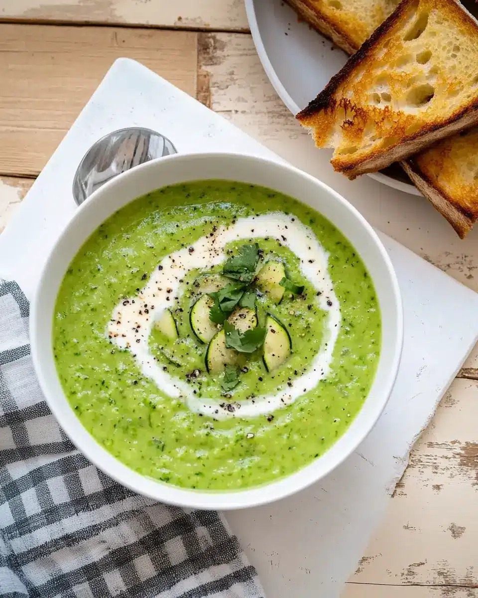 Vegane Zucchinisuppe: The Creamiest Soup You'll Crave