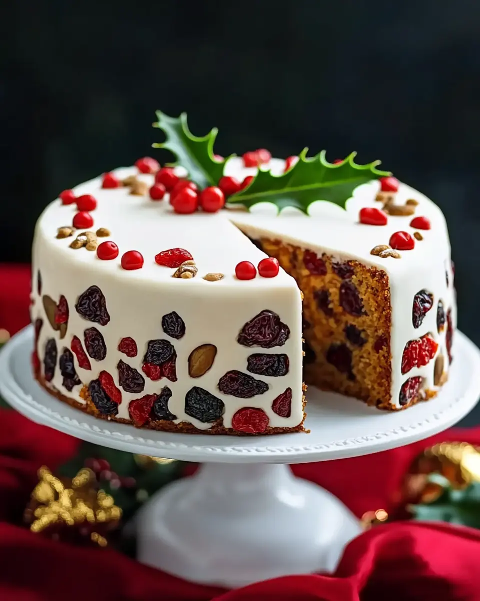 Englischer Christmas Cake: Irresistibly Festive and Fruity