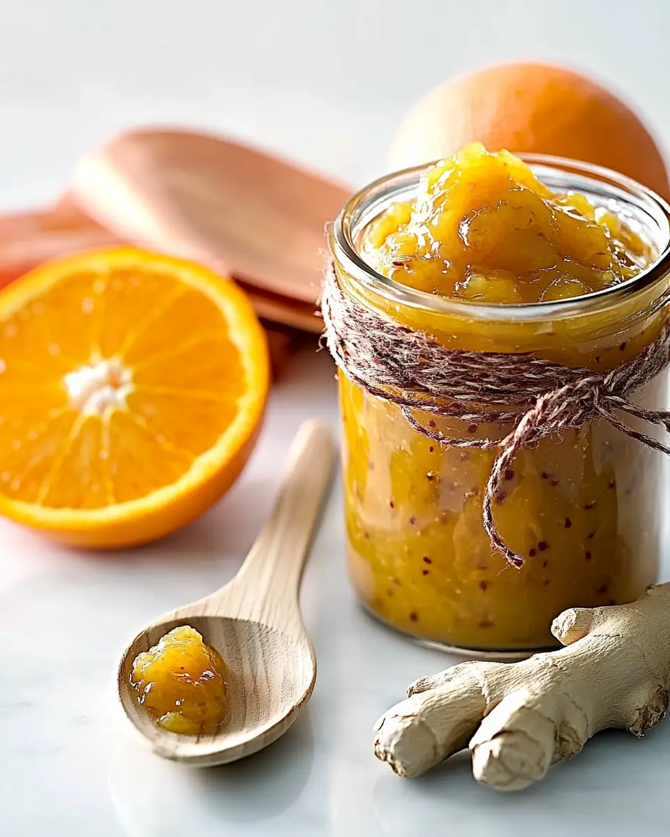 Kaki-Orangen-Konfitüre mit Ingwer: Irresistibly Zesty Delight