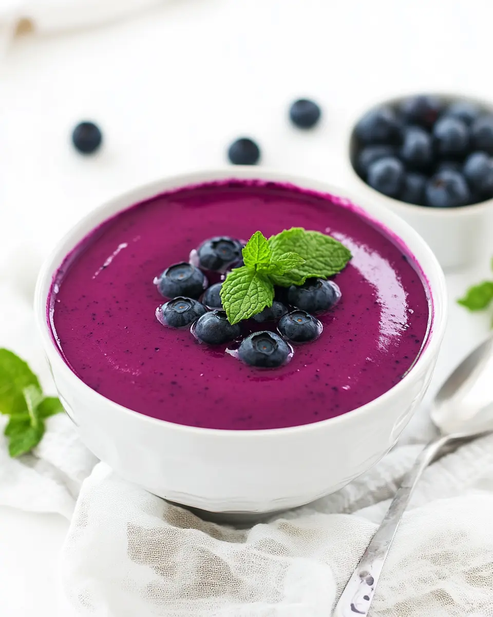 Schwedische Blaubeersuppe: Indulgent Berry Bliss Awaits