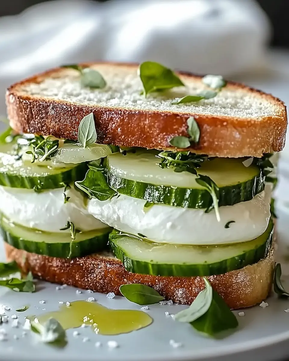Mozzarella-Gurken-Sandwich mit Kresse: The Best Fresh Treat! 5 vh2aoactynrz9nhawqb5