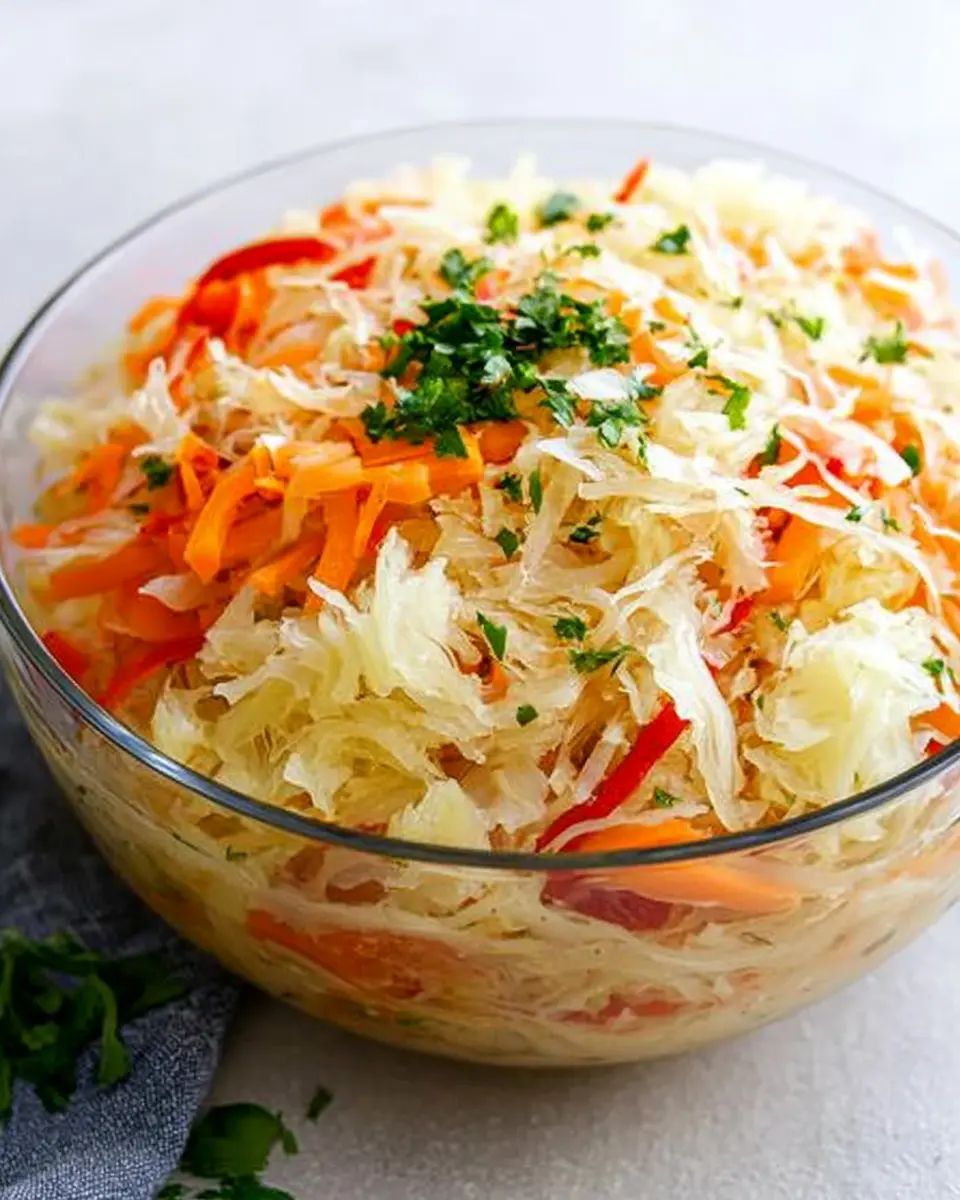 Sauerkraut Salad Bliss: Tangy, Crisp, and Totally Irresistible