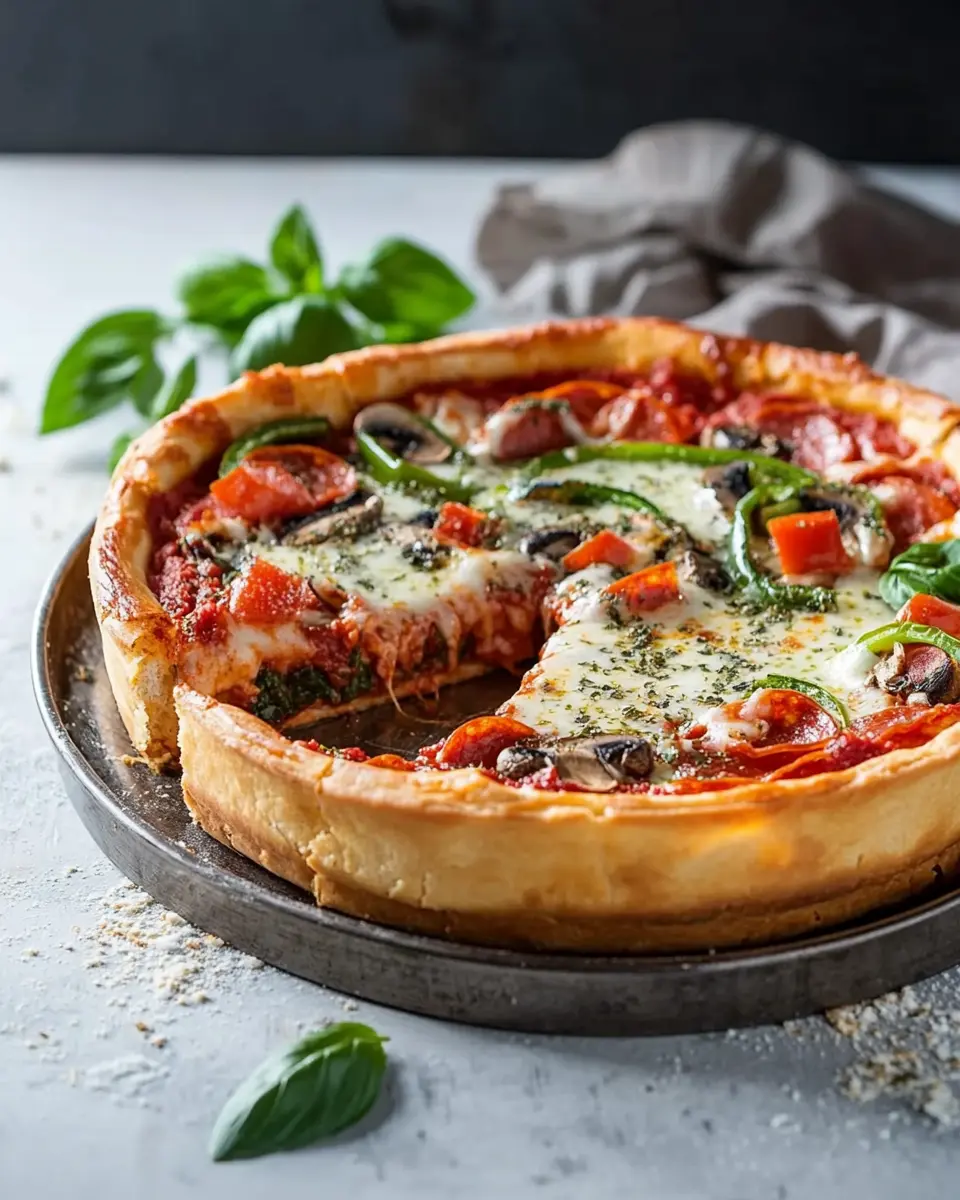 Deep Dish Pizza Dreams: Indulgent Comfort in Every Slice