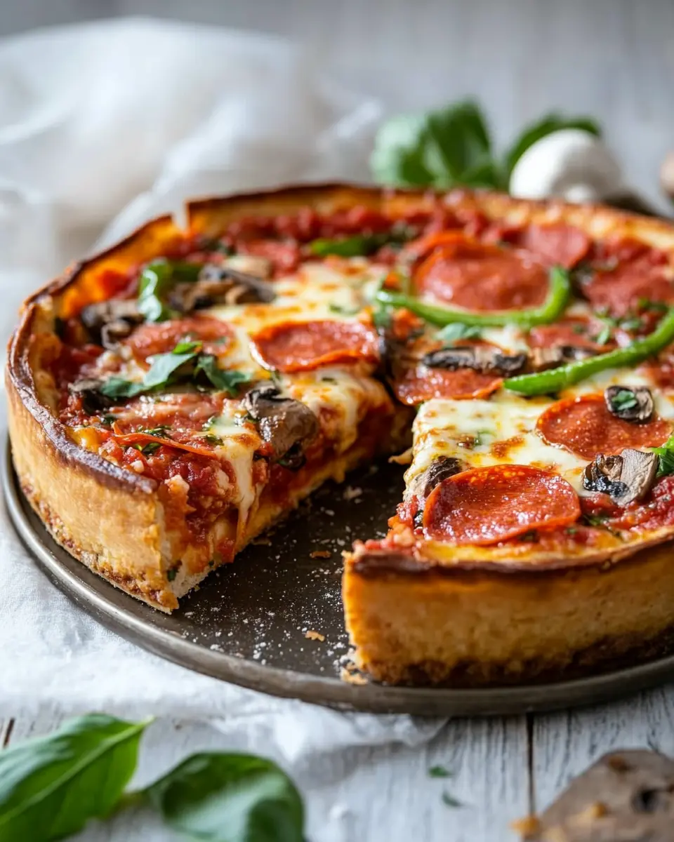 Deep Dish Pizza Dreams: Indulgent Comfort in Every Slice