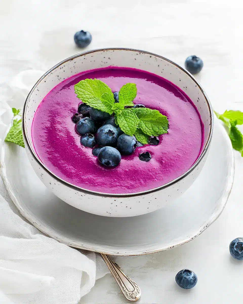 Schwedische Blaubeersuppe