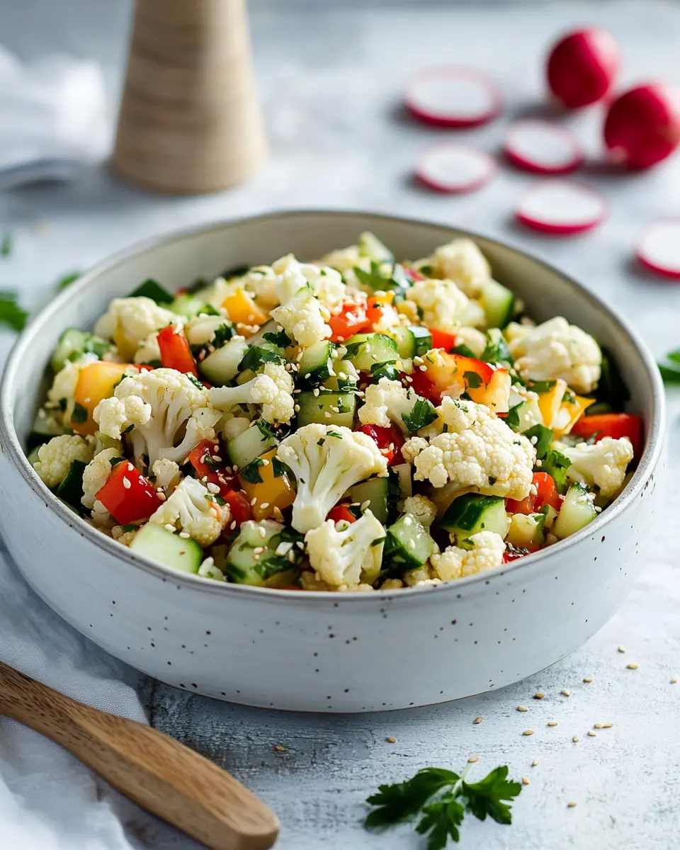 Darum solltest du Blumenkohlsalat roh essen First Image First Image