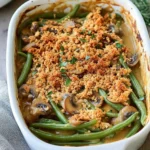 Grüner Bohnenauflauf mit Champignons | vegan, einfach First Image First Image