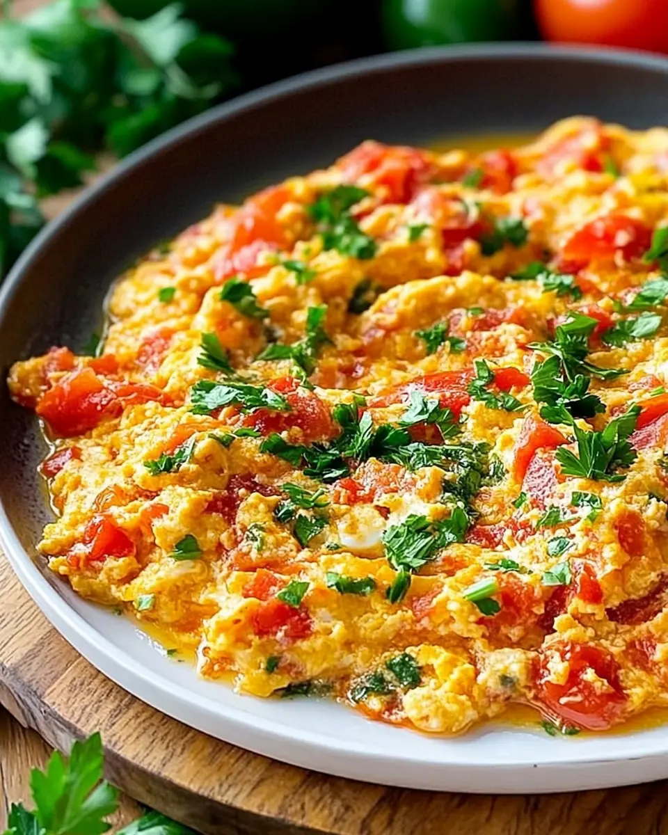 Menemen türkisches Tomatenrührei: Easy, Flavor-Packed Delight