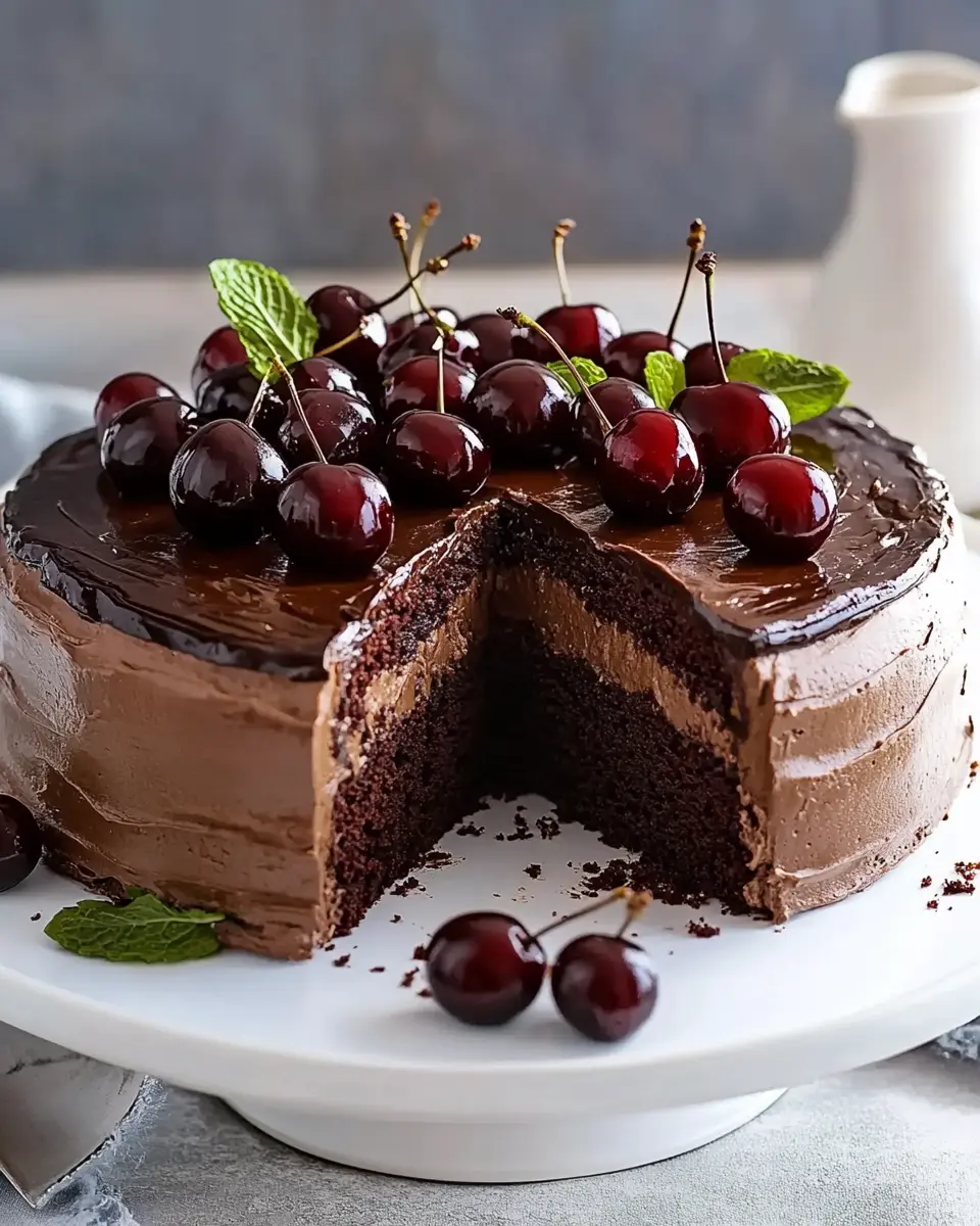 Schokotorte mit Amarenakirschen: Irresistibly Rich Delight