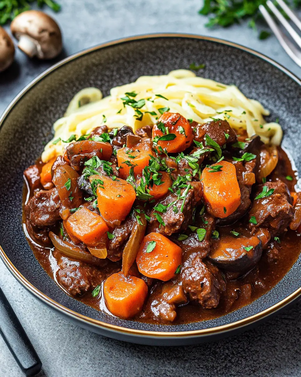 Boeuf Bourguignon Vegan