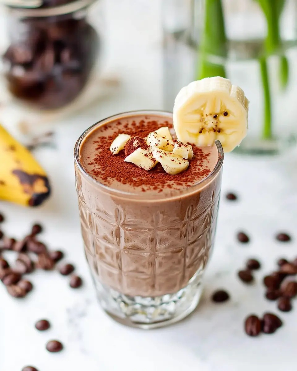 Kaffee Smoothie mit Banane und Avocado: Der bessere Energie-Kick