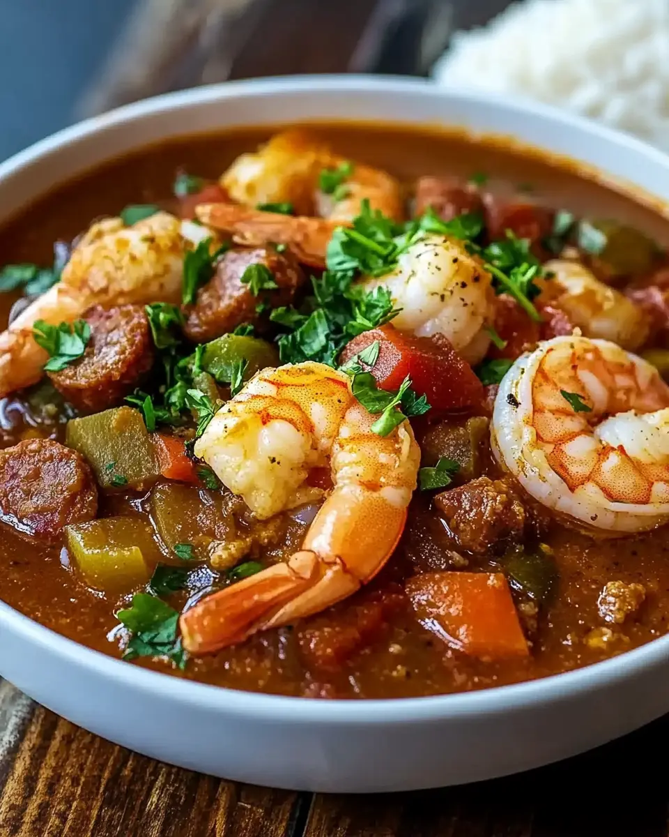 Louisiana Meeresfrüchte Gumbo: Irresistibly Bold and Flavorful!
