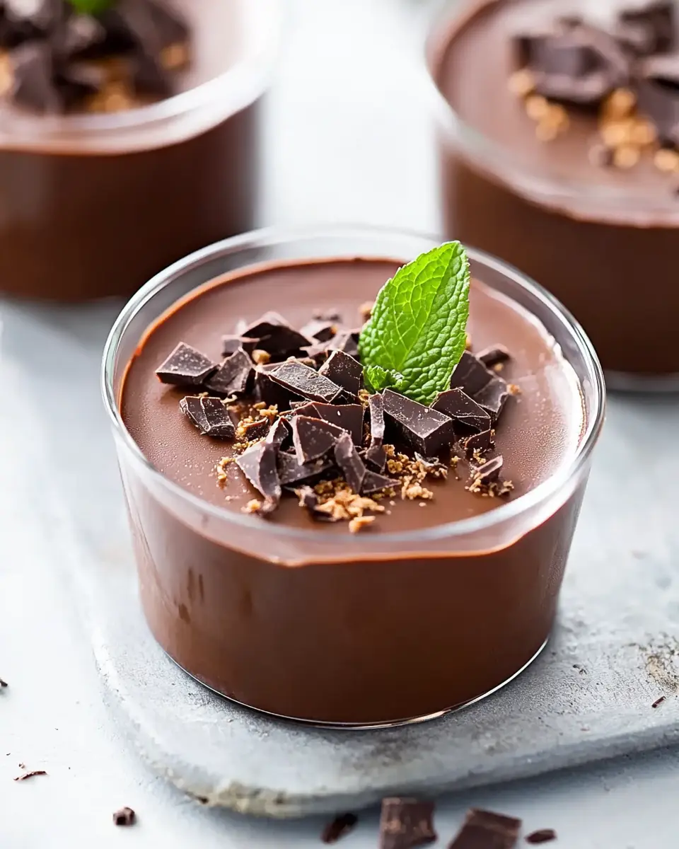 Schoko-Pannacotta: Irresistibly Creamy Chocolate Delight