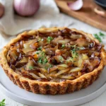 Veganer Zwiebelkuchen ohne Hefe First Image First Image