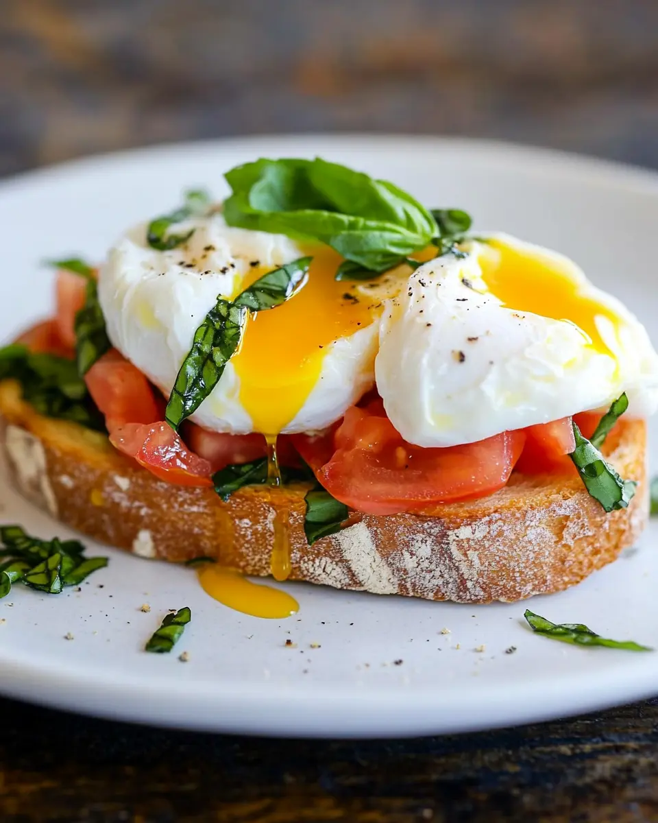 Bruschetta mit pochiertem Ei: Irresistibly Easy & Gourmet!