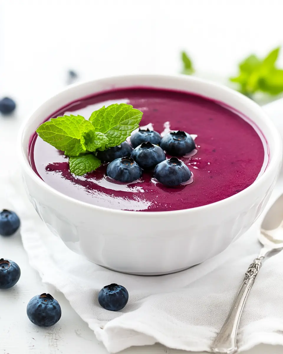 Schwedische Blaubeersuppe: Indulgent Berry Bliss Awaits