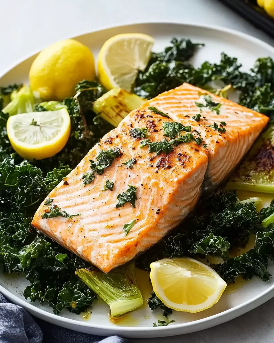 Baked Kohl inklusive Ofenlachs: Easy, Flavorful Comfort Dish