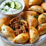 Piroggen mit Hackfüllung mit Gurken First Image First Image