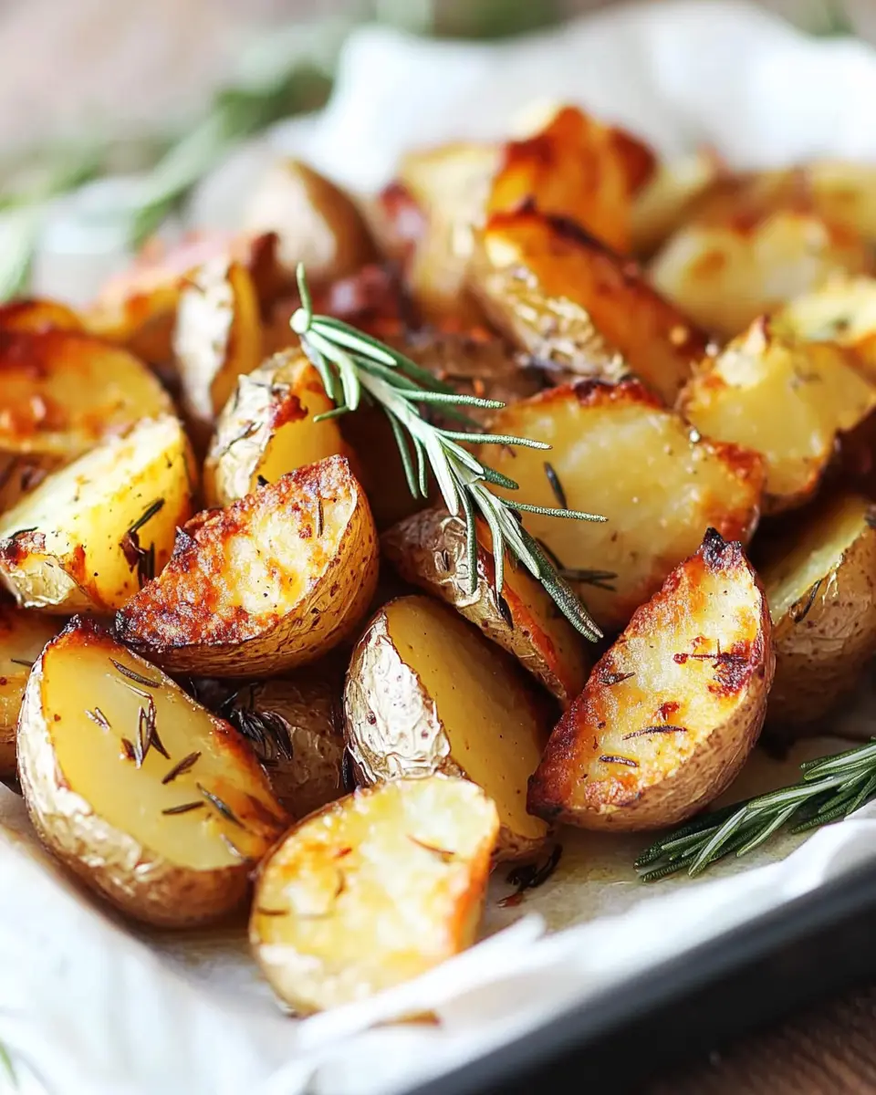 Rosmarinkartoffeln aus dem Ofen: Crispy, Herby Perfection!