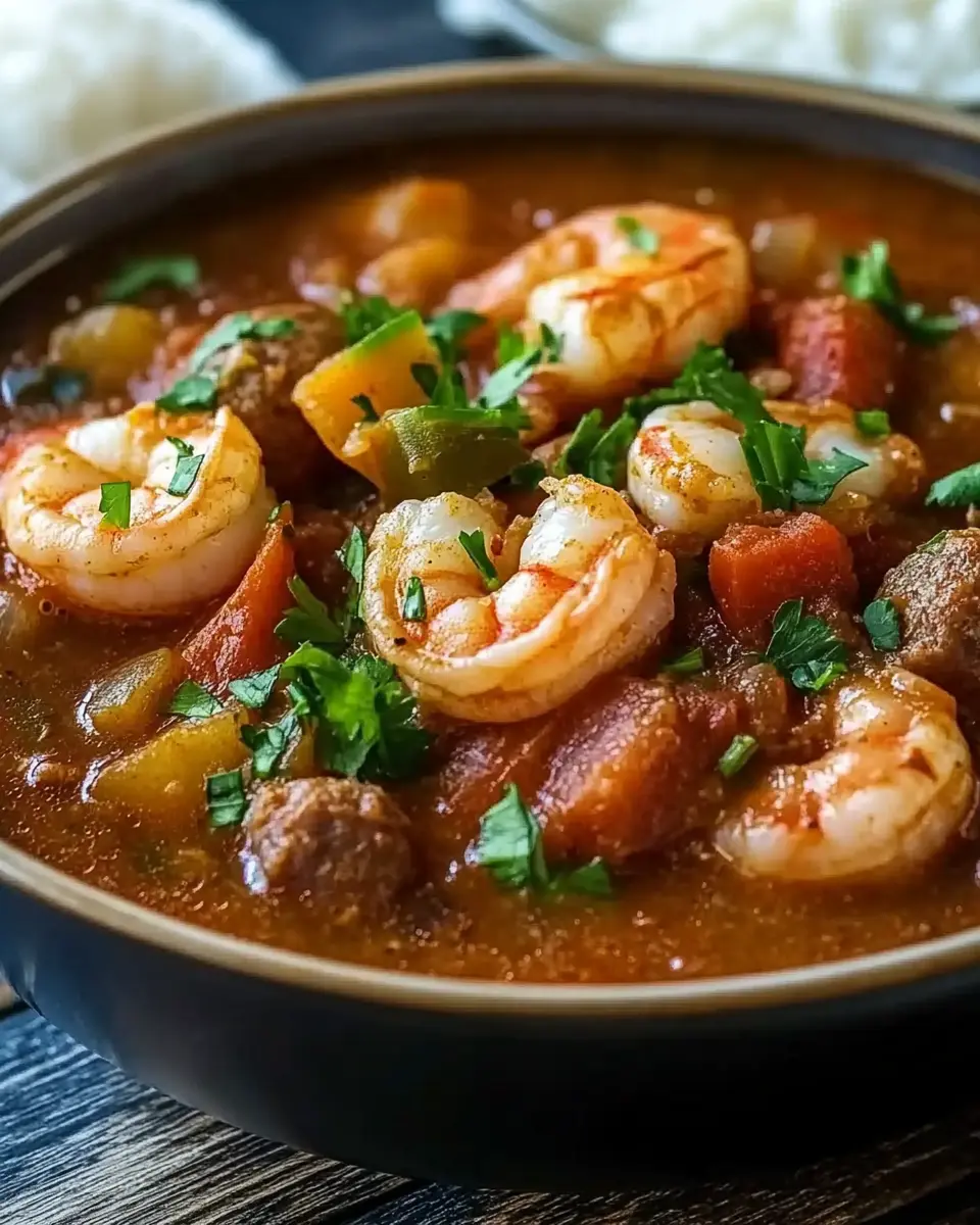 Louisiana Meeresfrüchte Gumbo: Irresistibly Bold and Flavorful!