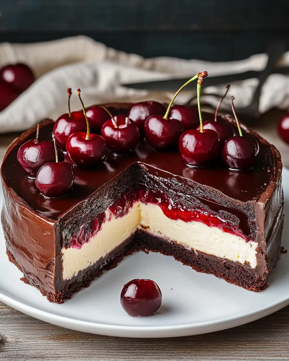 Schwarzwälder Kirsch Käsekuchen: Indulgent Slice of Heaven