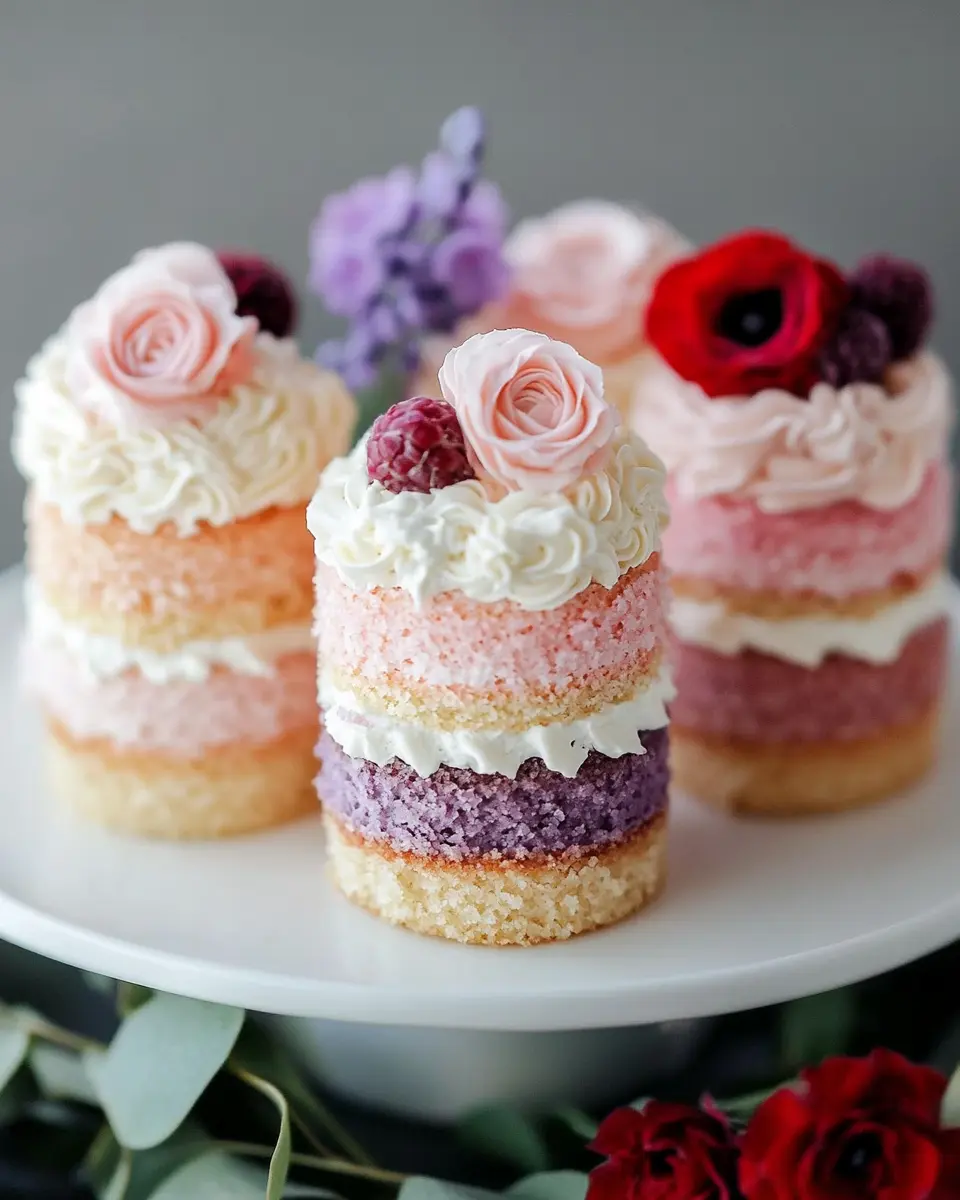 Mini Ombre Törtchen: Indulge in Heavenly Layers at Home