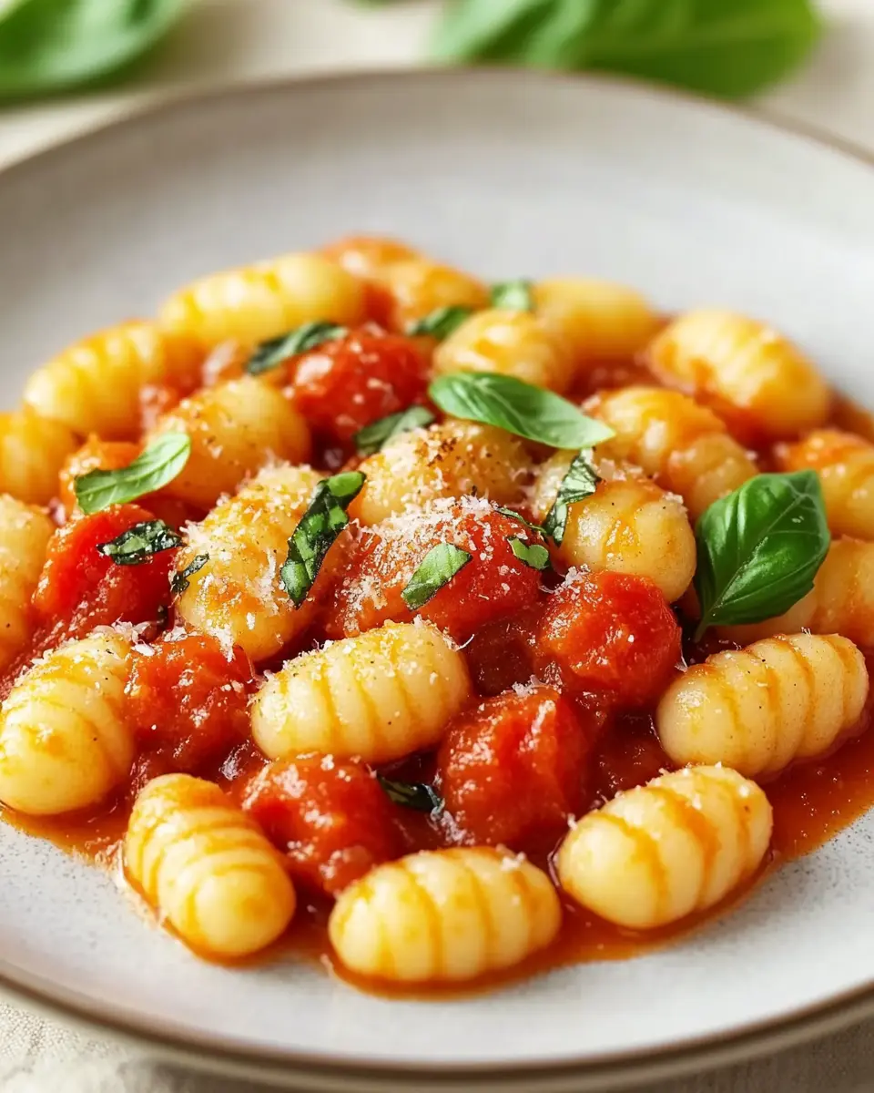 Gnocchi mit frischer Tomatensauce: A Cozy, Homemade Delight