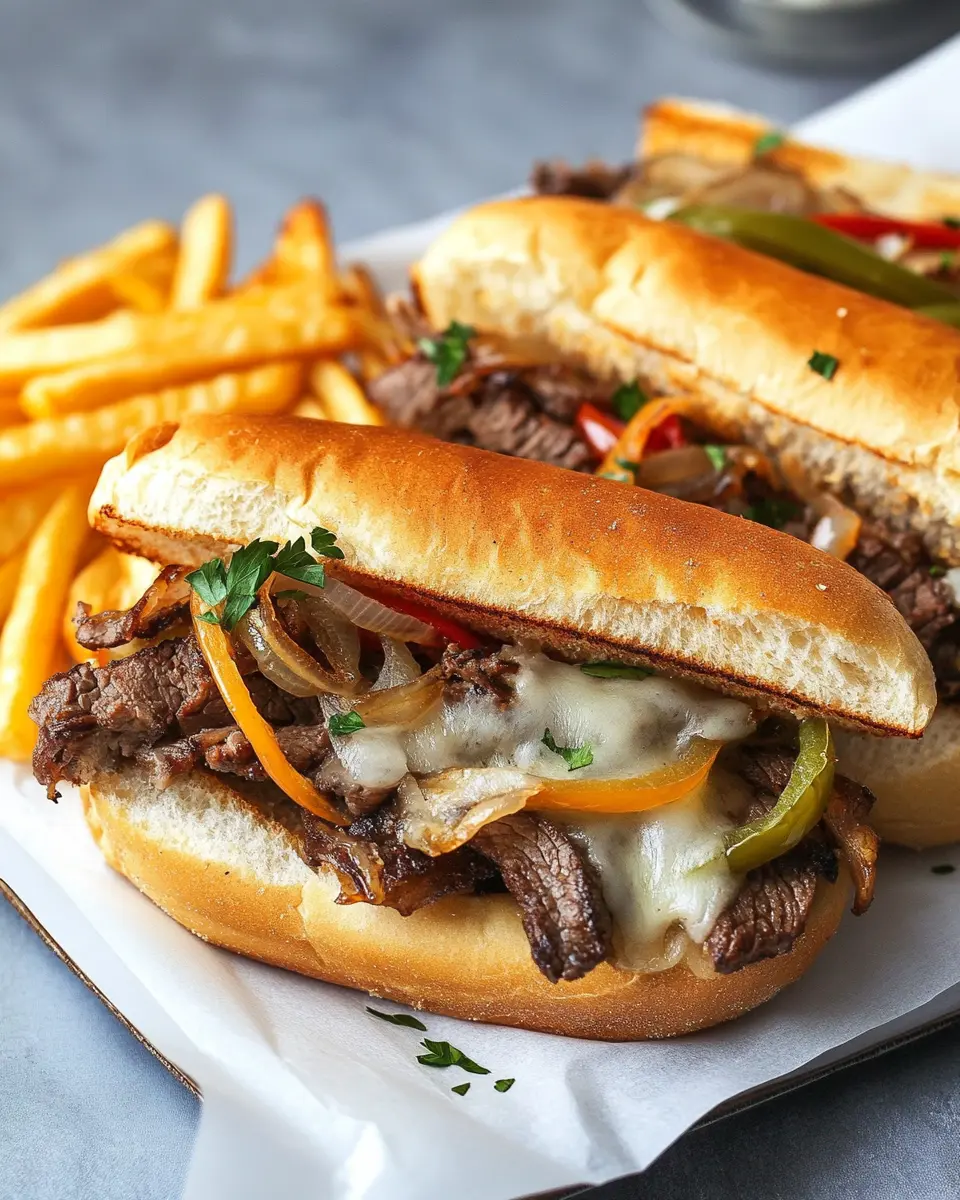 Philly Cheesesteak Sandwiches First Image First Image