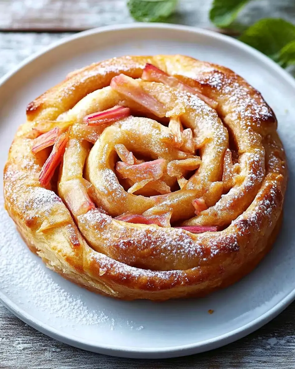 Rhabarberschnecke Bliss: Irresistibly Sweet & Tangy Treat