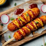 Koreanische Corndogs First Image First Image